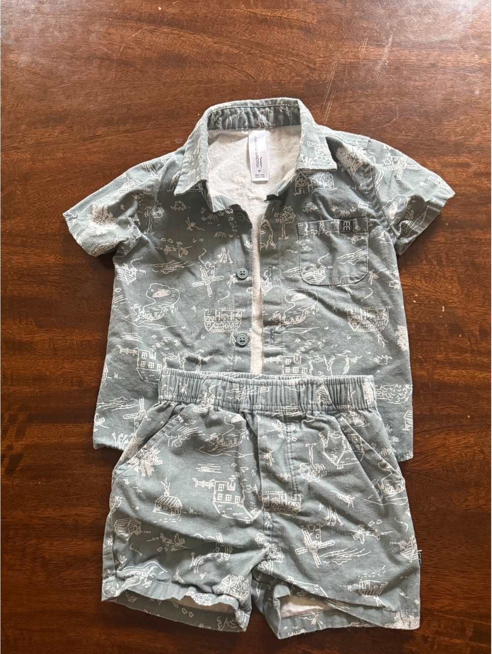 modern moments toddler 2t shirt and shorts set